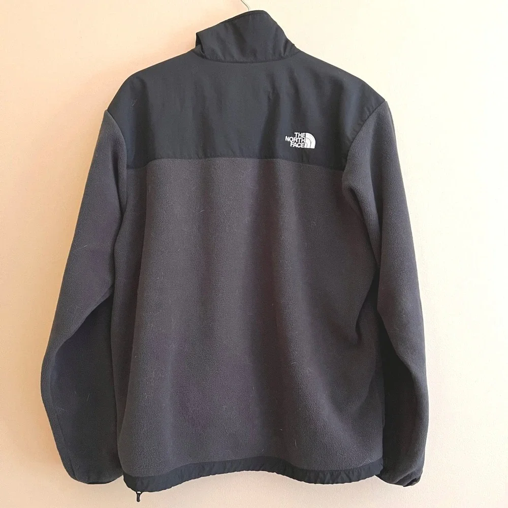 The North Face‎ Mens Denali Fleece Full Zip Jacket Black Hiking Cozy Size Medium